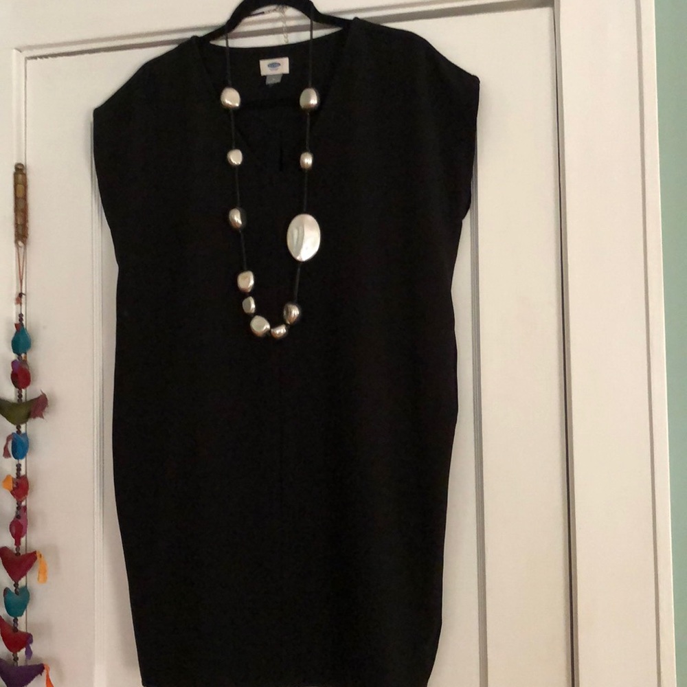 EUC Old Navy Black Wedge Dress